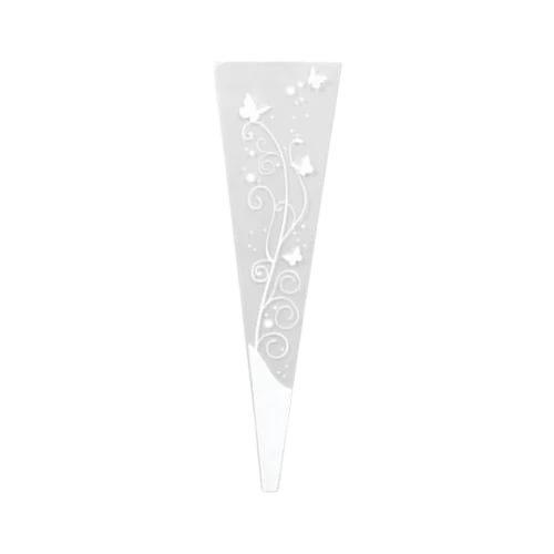 Manga Cone Borboleta Branco