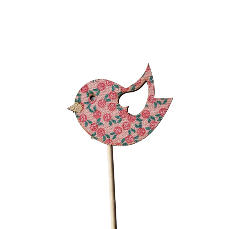 Pick Passarinho Rosas