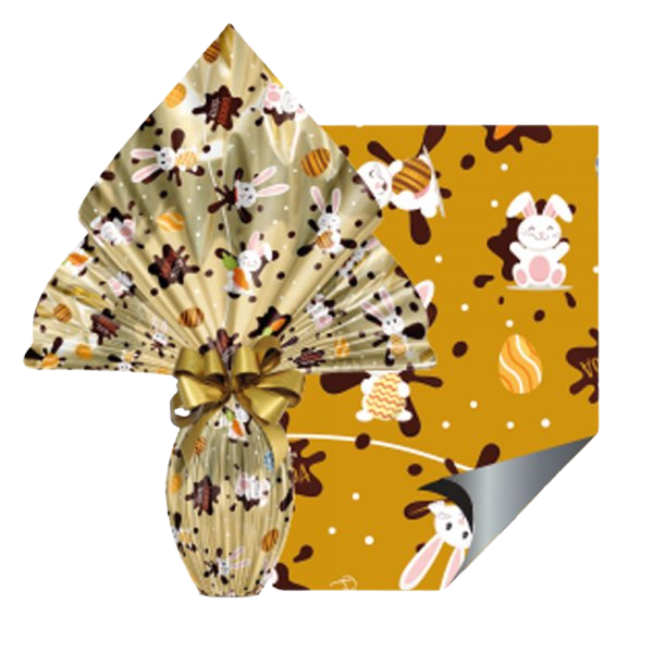 Poli Páscoa Metal Chocolatier Ouro (Páscoa)