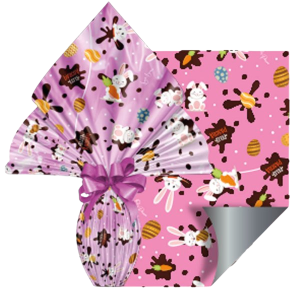 Poli Páscoa Metal Chocolatier Rosa (Páscoa)
