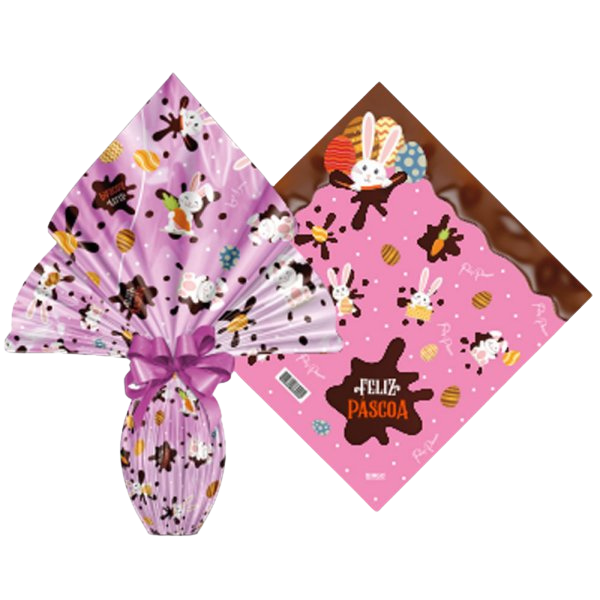 Poli Pratic Páscoa Chocolatier Rosa (Páscoa)
