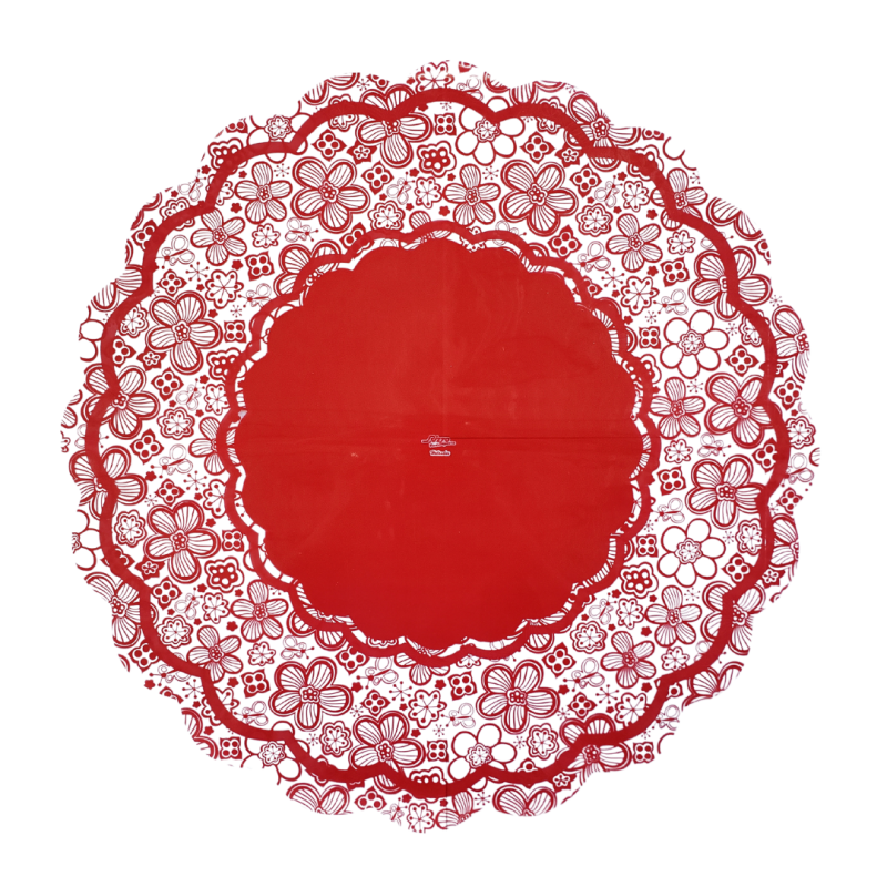 Poli Redondo Holandes Vermelho