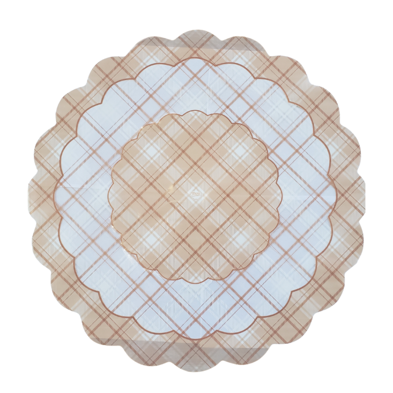 Poli Redondo Tartan Nude