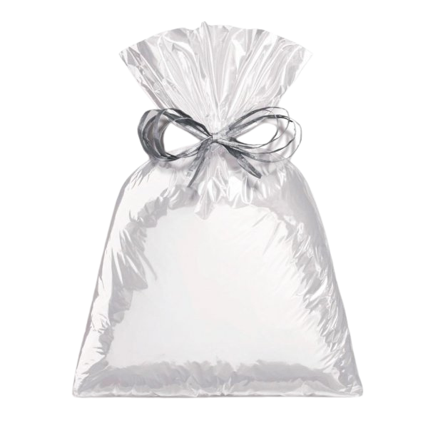 Saco Para Presente Metal Prata