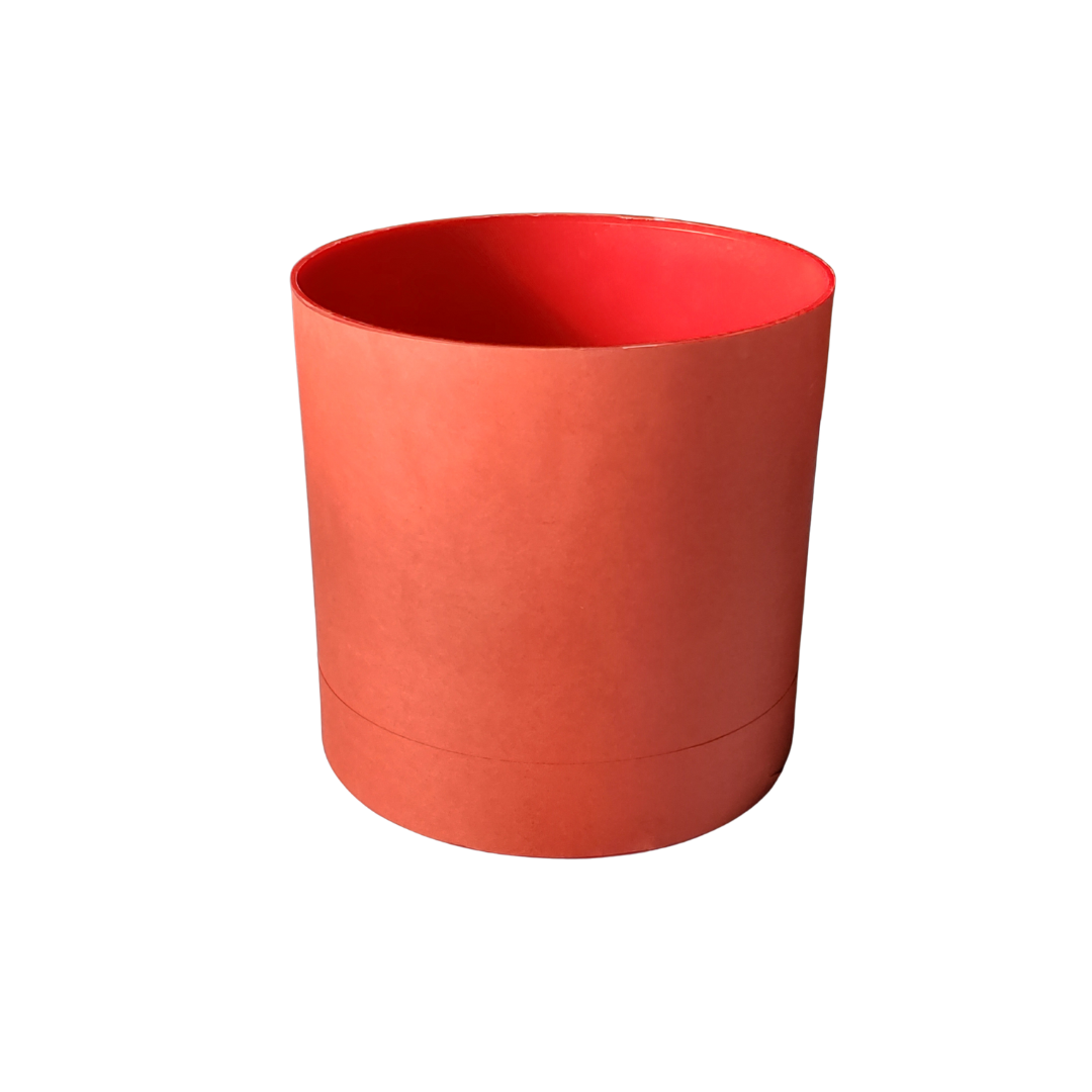 Cachepot Pote 15 Acrílico Liso Vermelho
