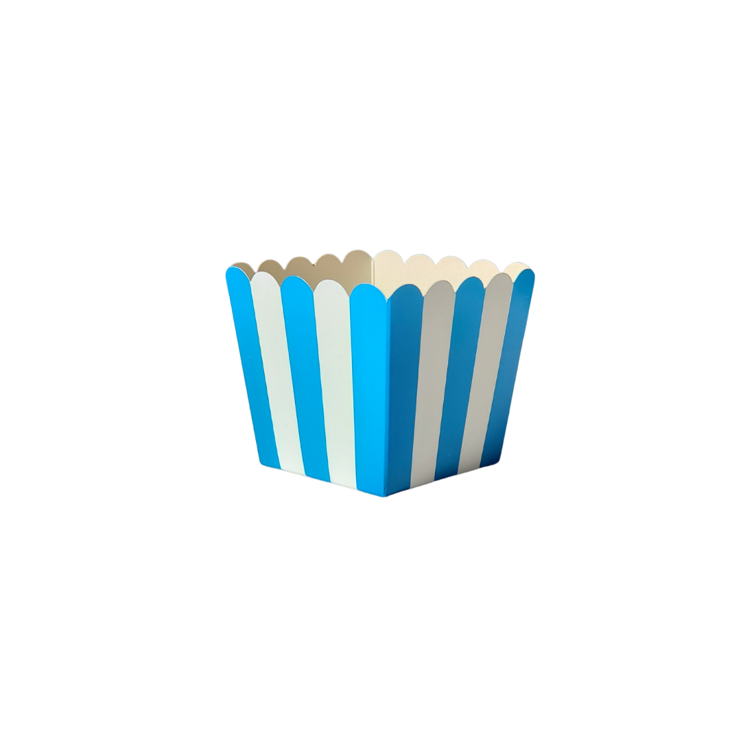 Cachepot Pote 6 Listras Azul