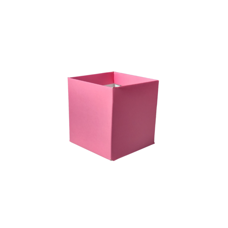 Cachepot Pote 9 Quadrado Liso Rosa