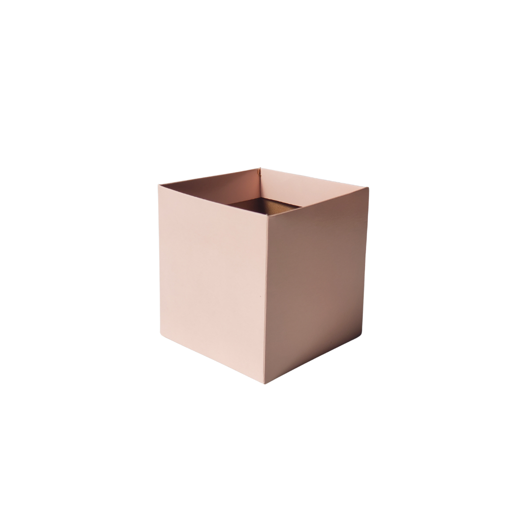 Cachepot Pote 9 Quadrado Liso Rosa Bebê
