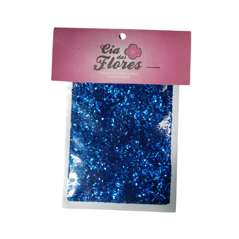 Confete Metalizado 1MM Azul