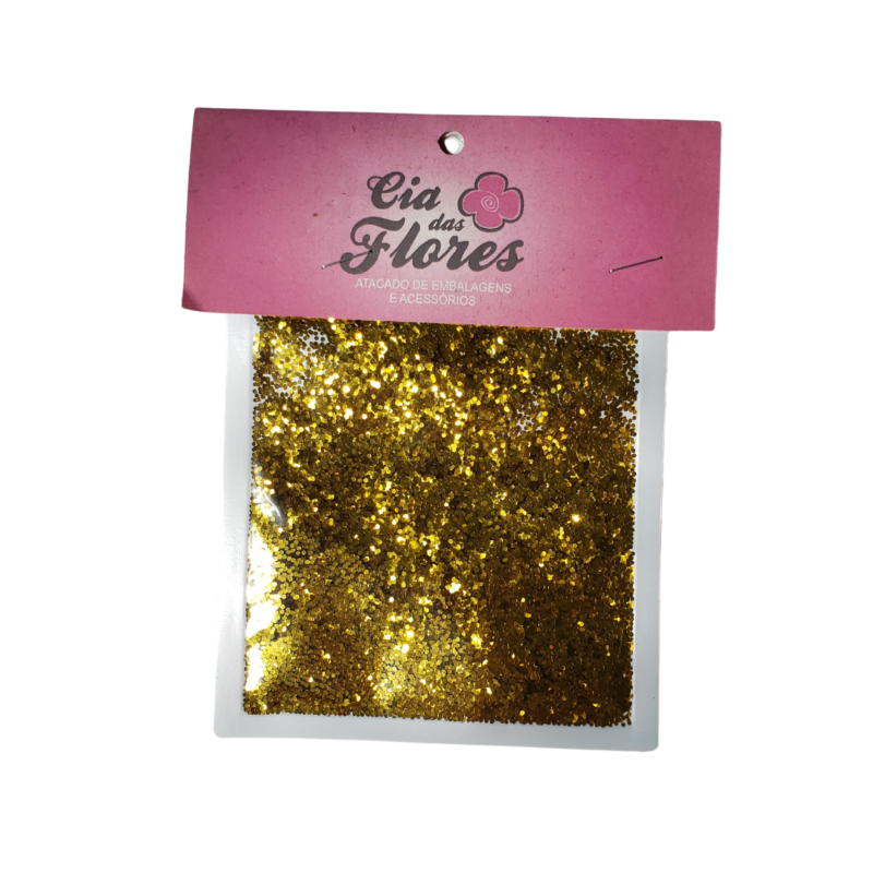 Confete Metalizado 1MM Dourado