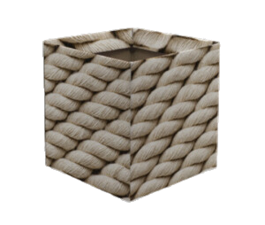Cachepot Pote 11 Quadrado Cordão