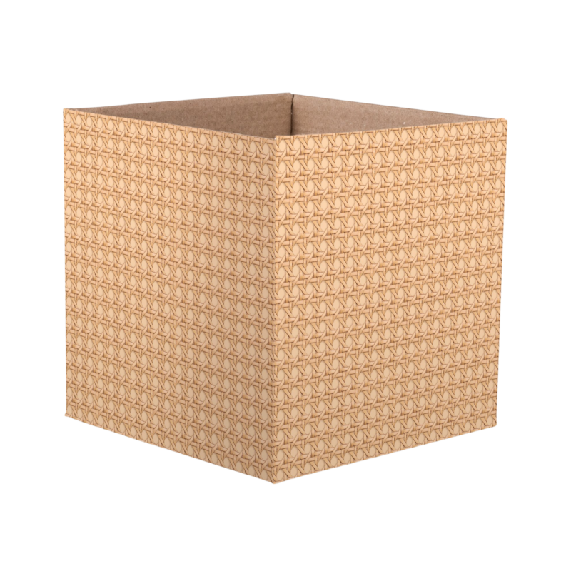 Cachepot Pote 15 Quadrado Palha Indiana