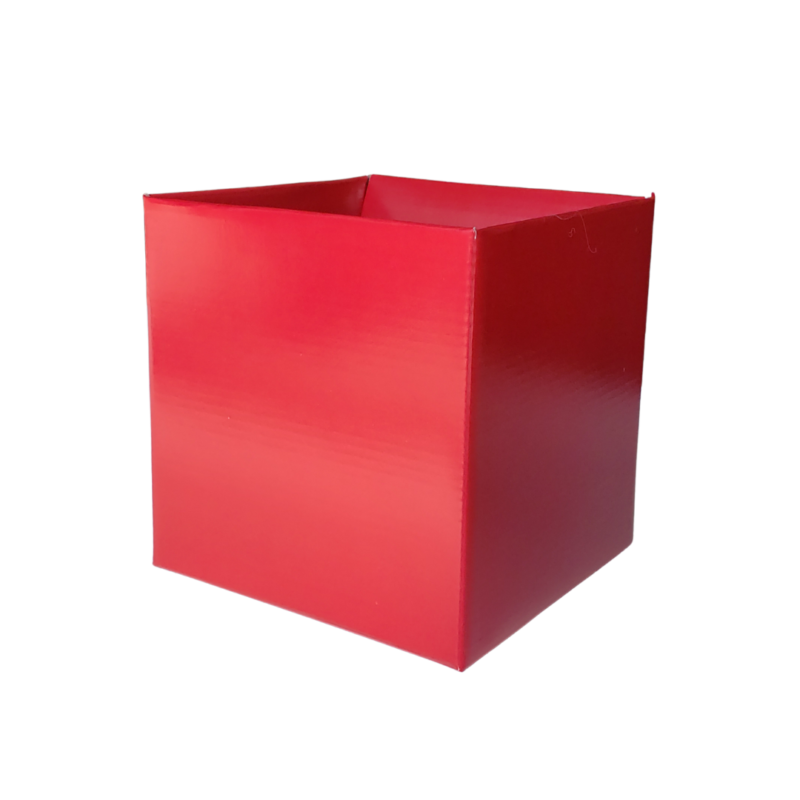 Cahepot Pote 15 Quadrado Liso Vermelho