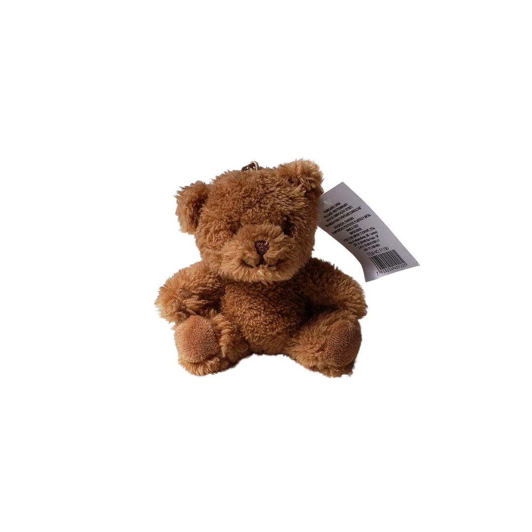 Chaveiro Pelúcia Macio Urso Caramelo