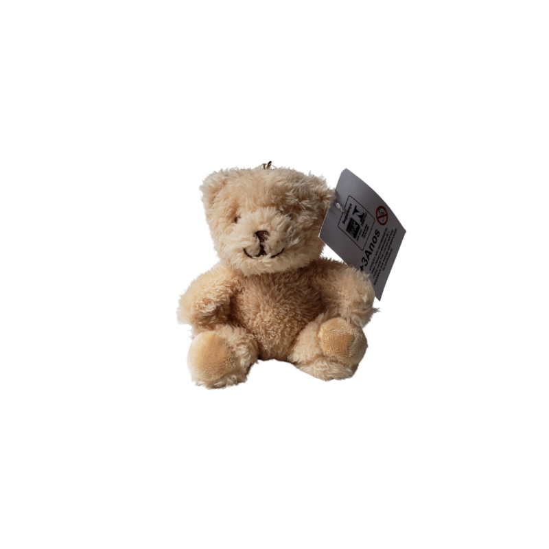 Chaveiro Pelúcia Macio Urso Creme