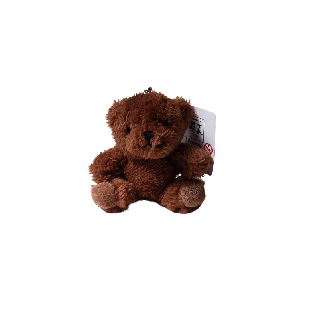 Chaveiro Pelúcia Macio Urso Marrom