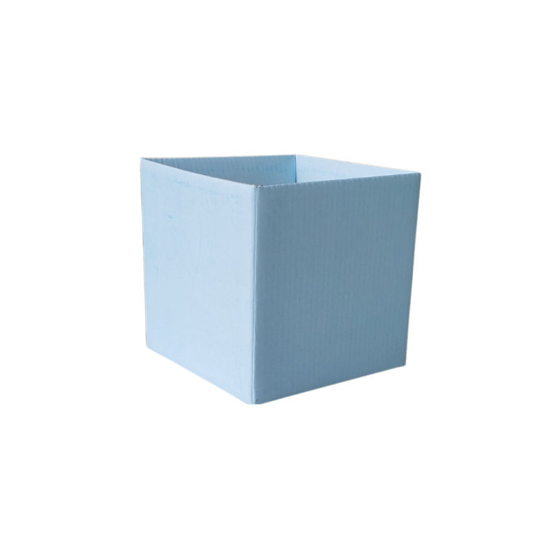 Cachepot Pote 11 Quadrado Liso Azul Bebê