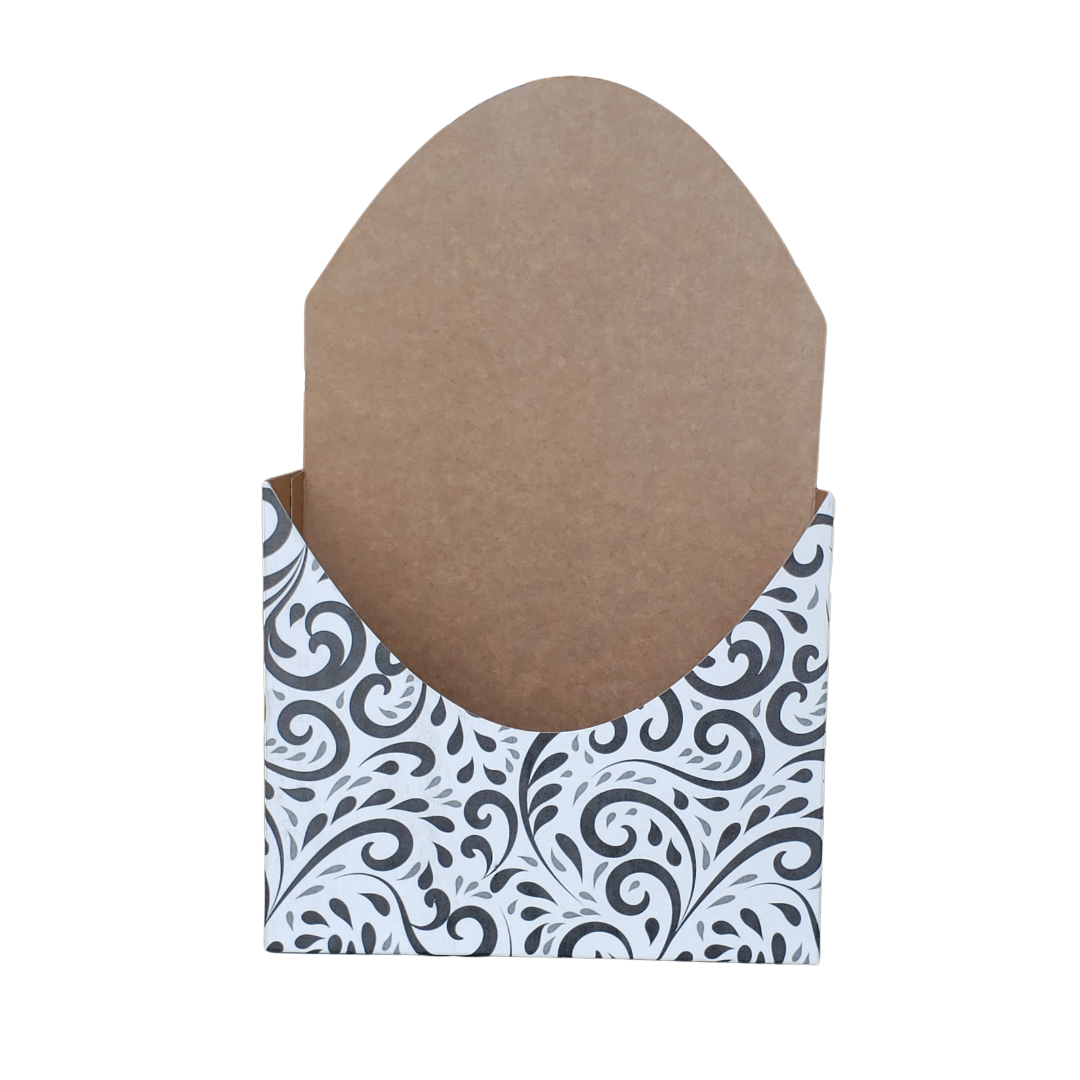 Envelope Carta Decorado Preto