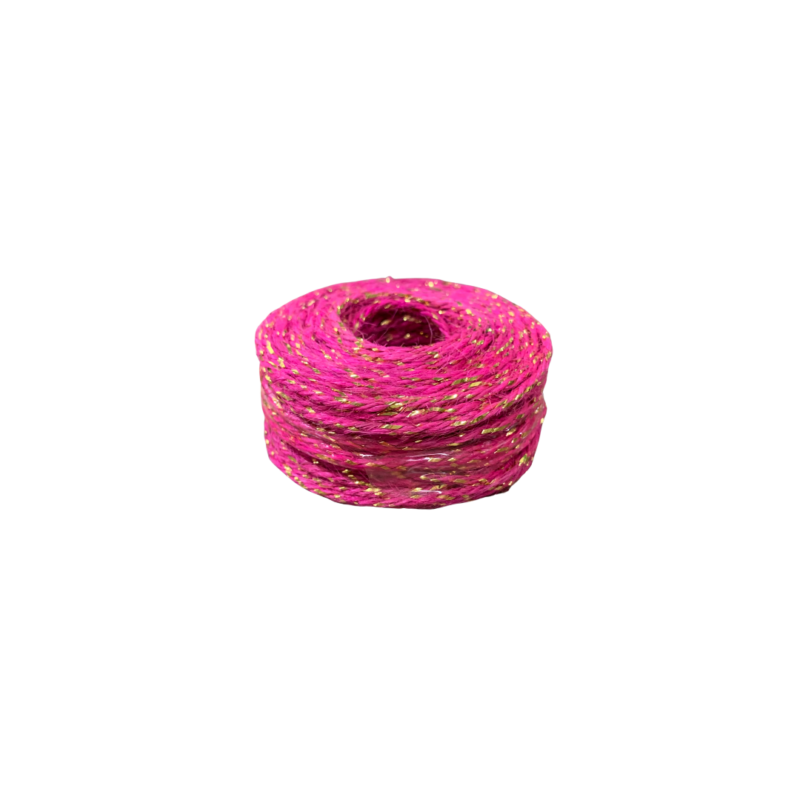 Fio De Juta Rosa/Ouro