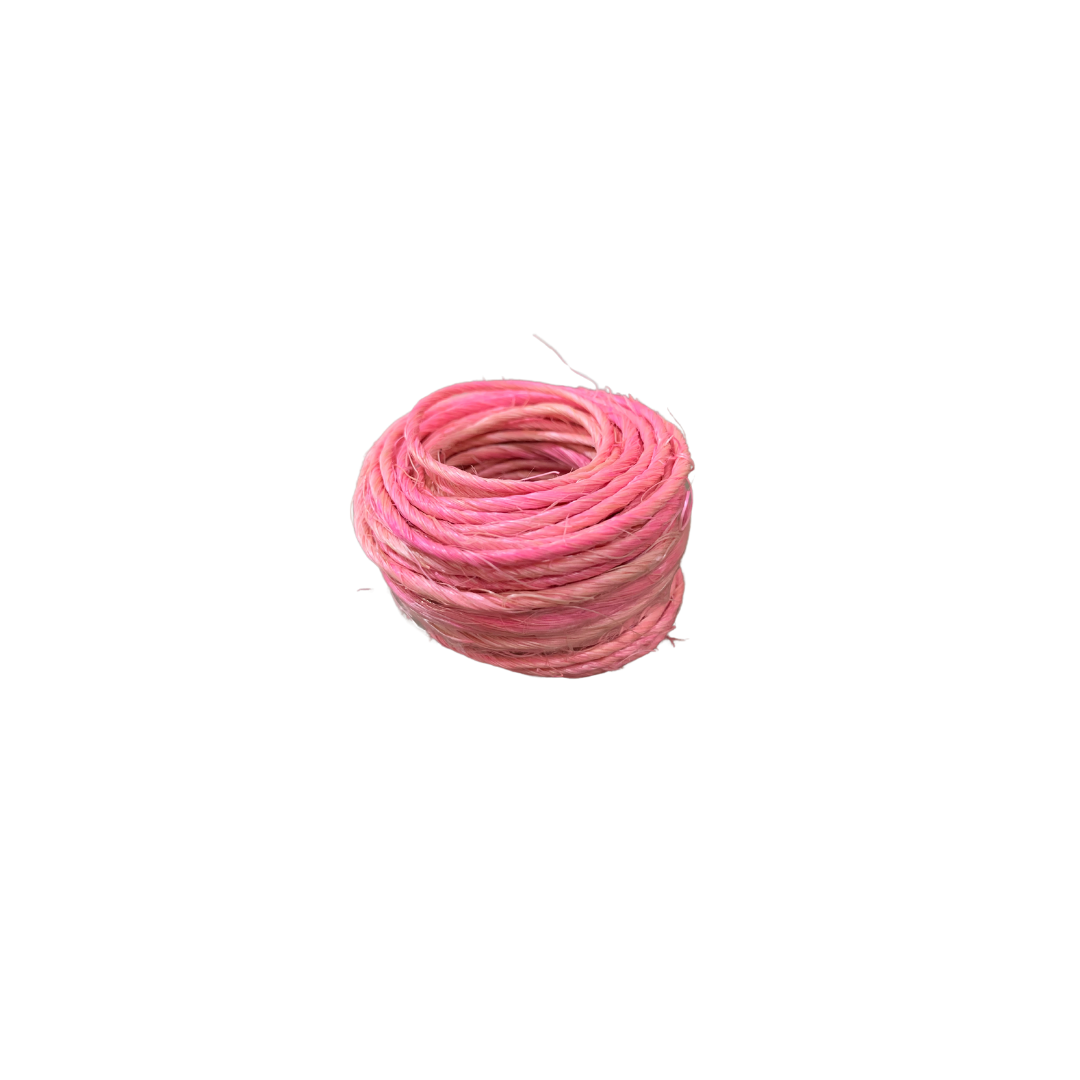 Fio De Sisal Rosa Bebê