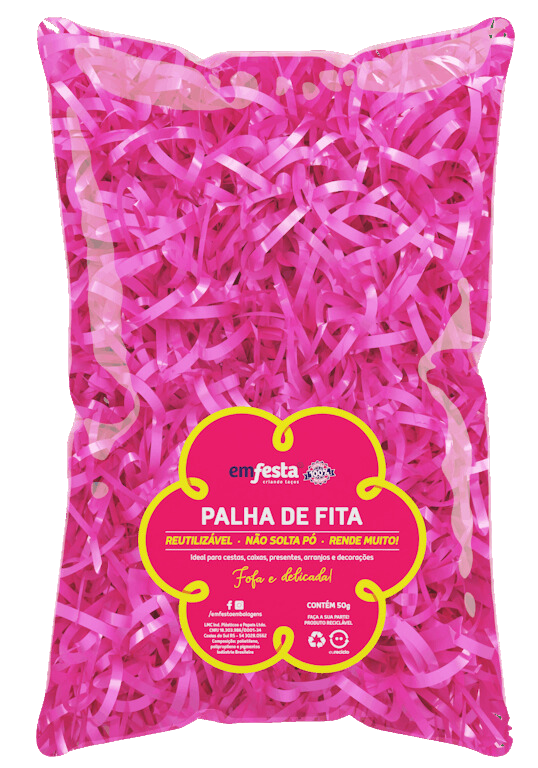 Palha De Fita Pink