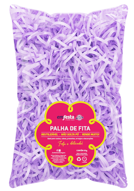Palha De Fita Candy Lilac