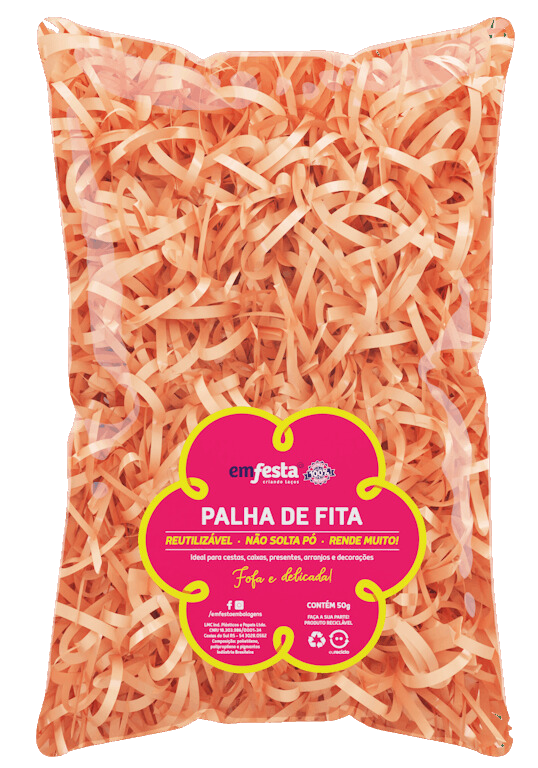 Palha De Fita Candy Salmon