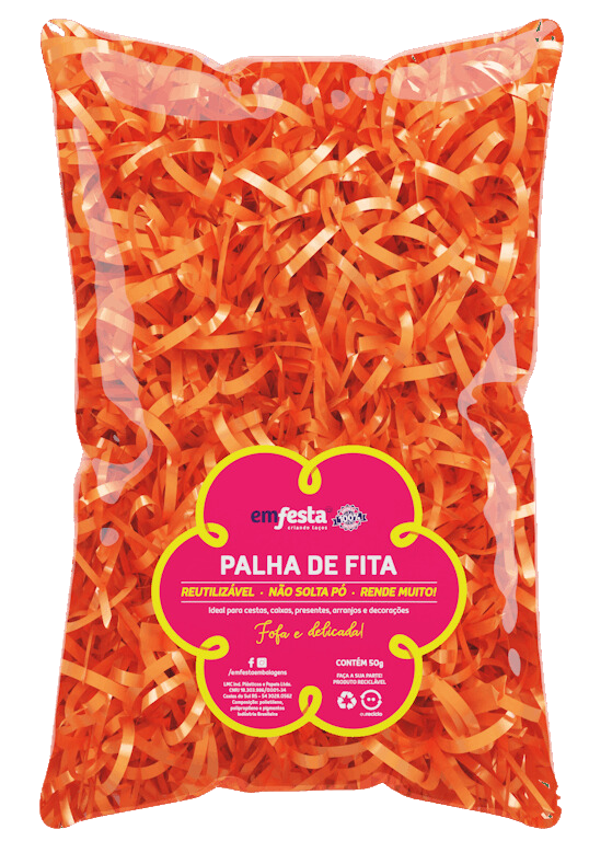 Palha De Fita Laranja