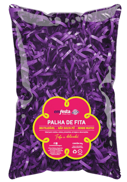 Palha De Fita Violeta