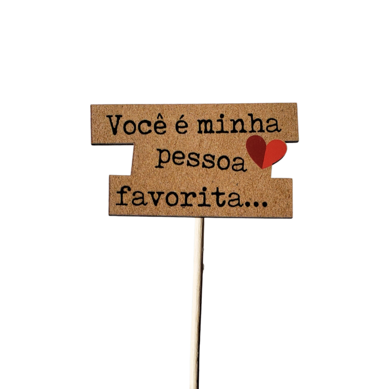 Pick Pessoa Favorita Natural