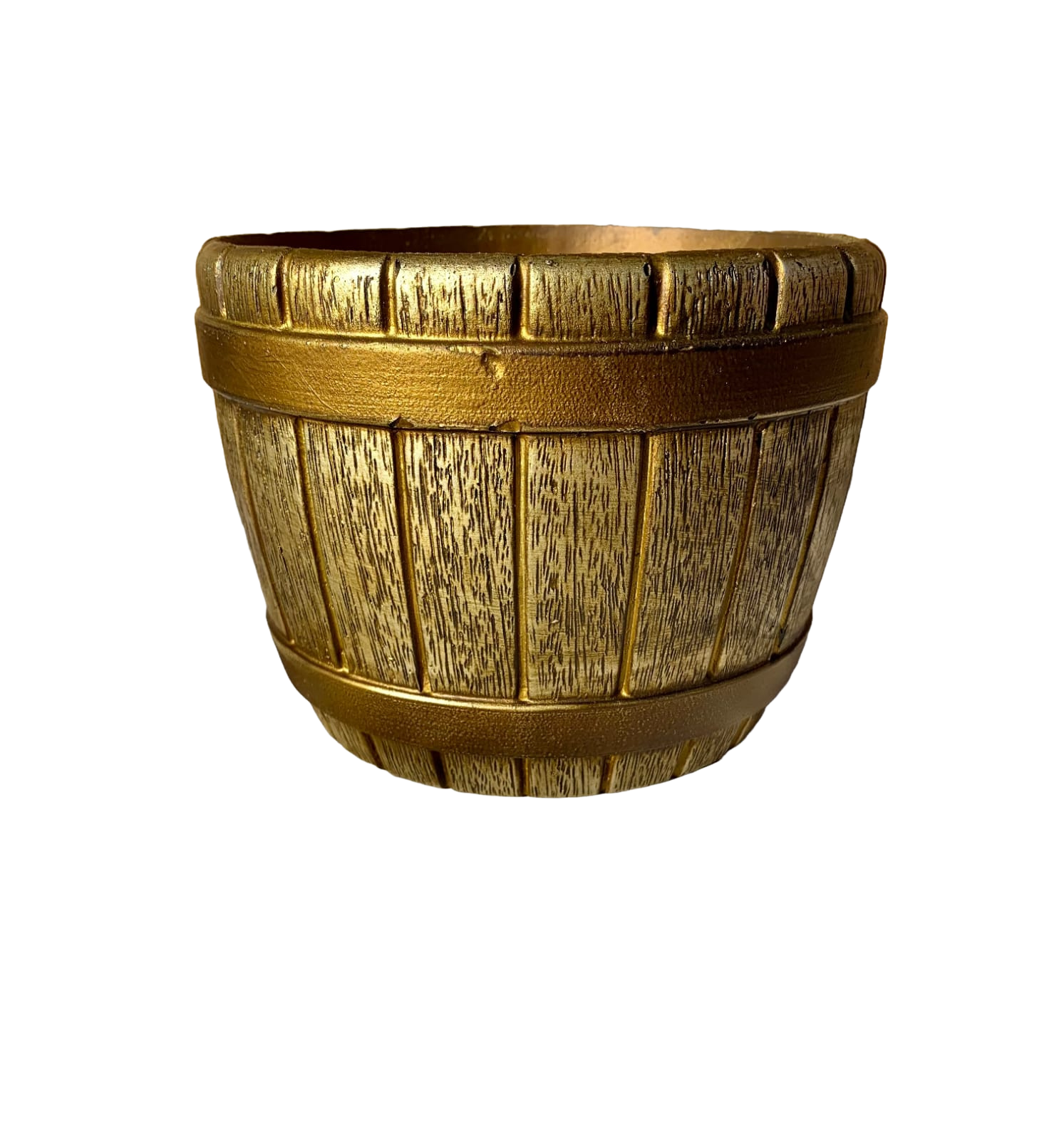 Vaso Barril GG Natural Metalizado