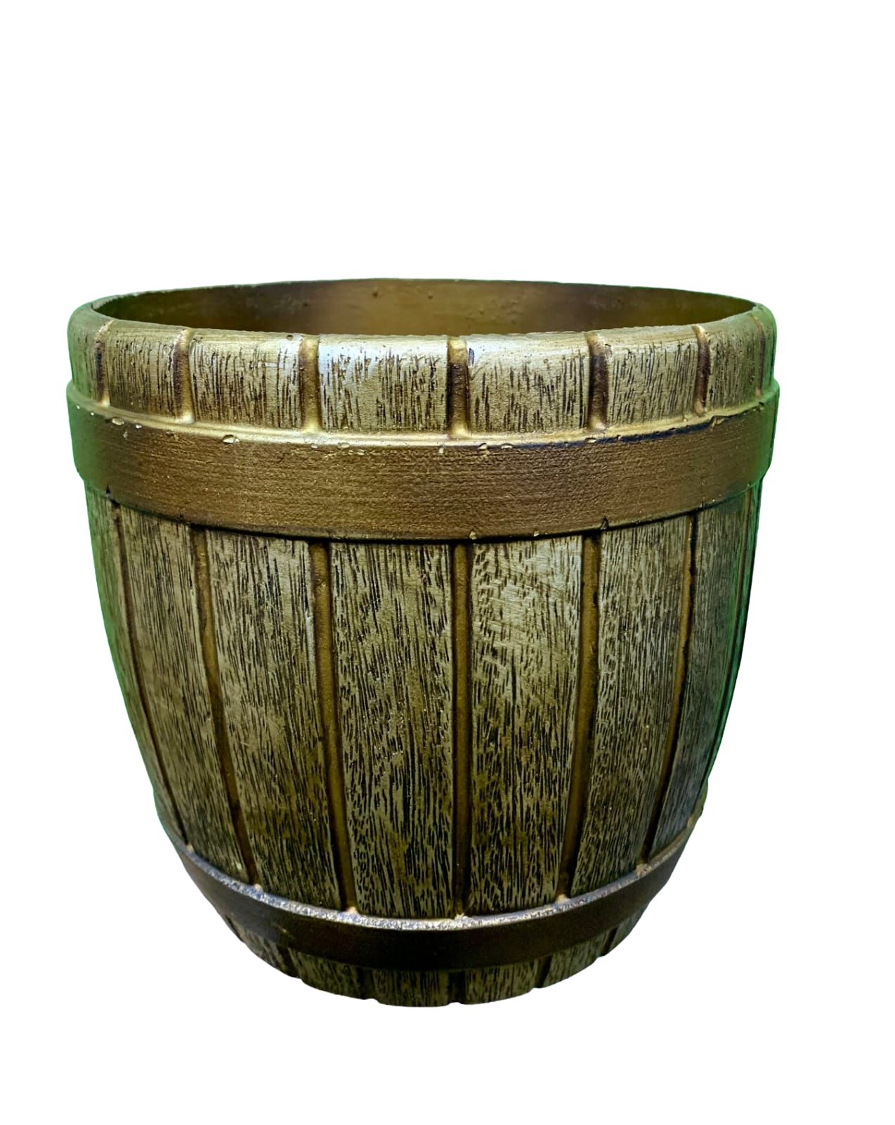 Vaso Barril XG Natural Metalizado