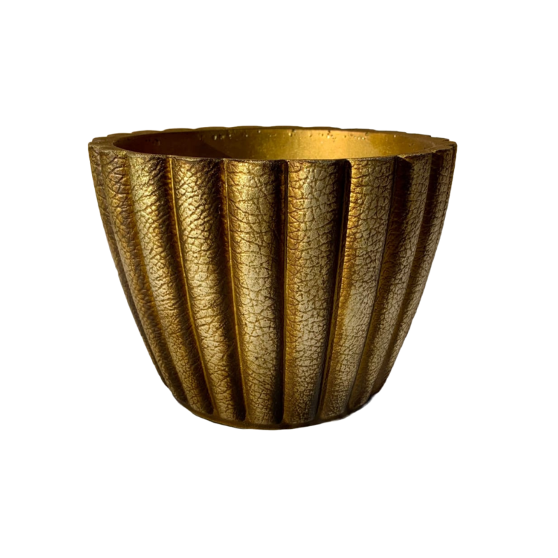 Vaso Paris M Natural Metalizado