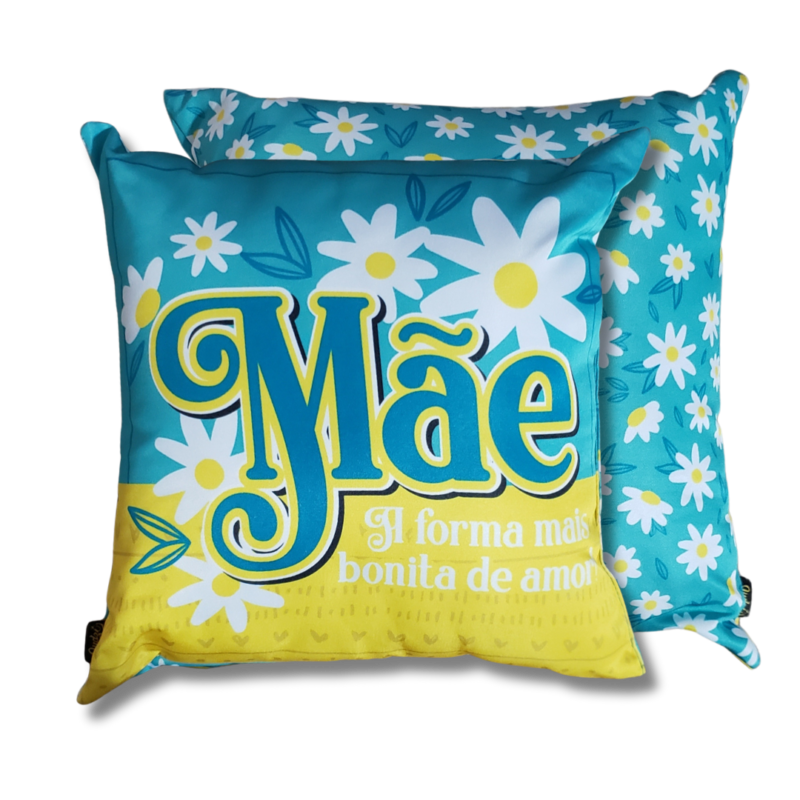Almofada "Mãe A Forma Mais Bonita De Amor" (Dia das Mães)