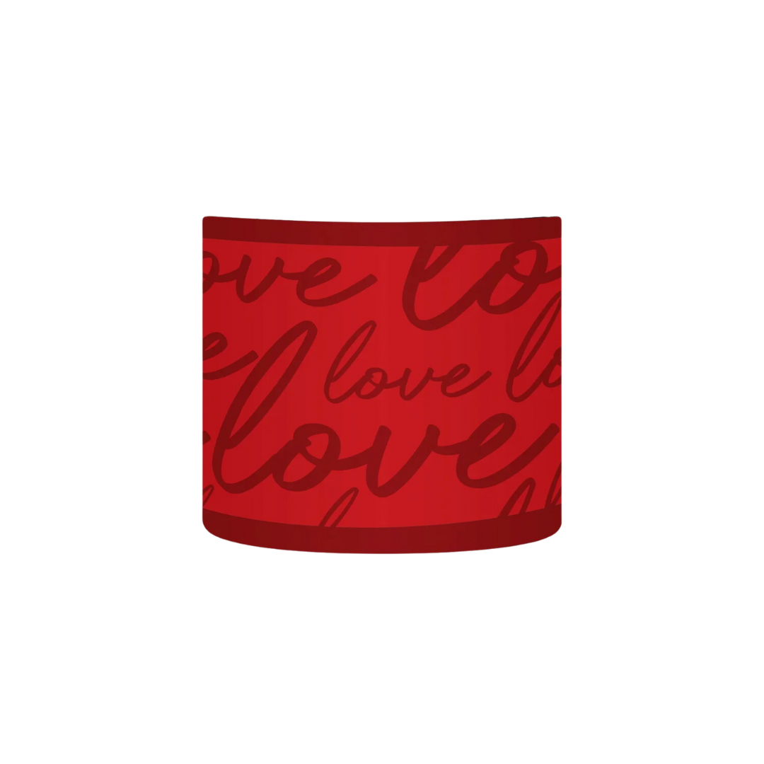 Cachepot Acrílico Love Passion Pote 11 Vermelho (Dia Das Mães)