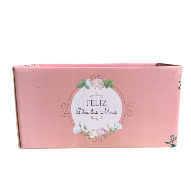 Cachepot Duplo Pote 15 Reto "Feliz Dia Das Mães" (Dia Das Mães)