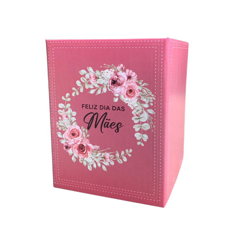Cachepot "Feliz Dia Das Mães" Pote 12 (Dia Das Mães)