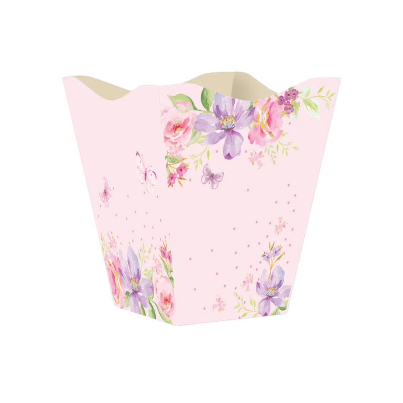 Cachepot Vintage Flora Pote 15 Rosa (Dia Das Mães)