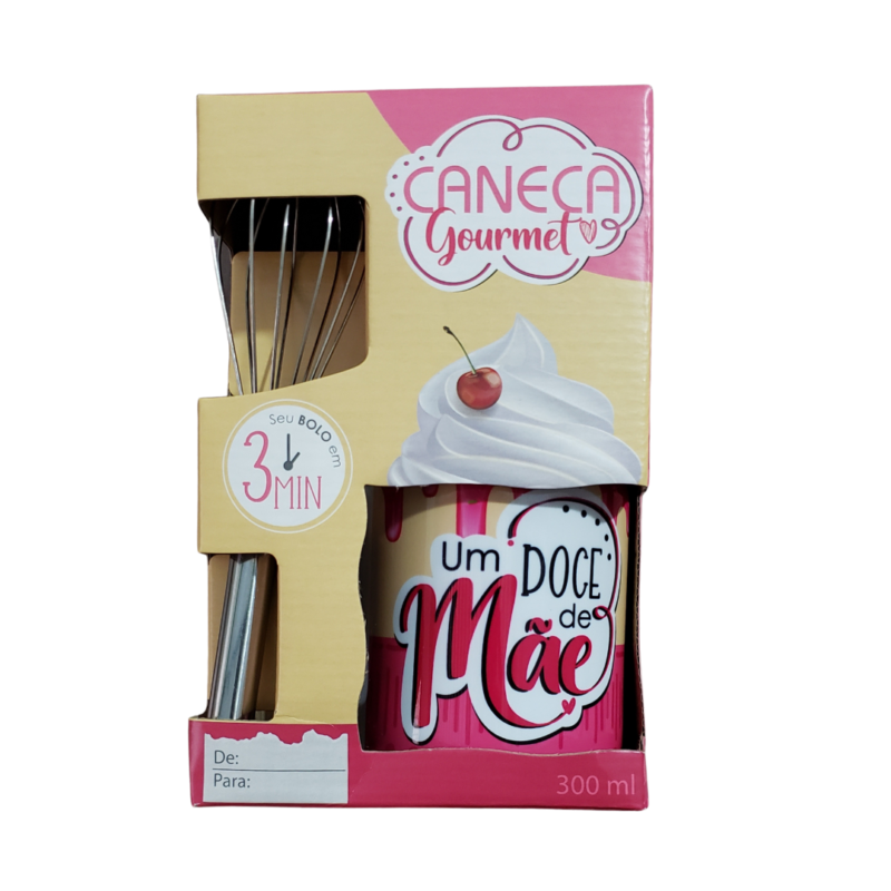Caneca Gourmet "Um Doce De Mãe" 300ml (Dia Das Mães)