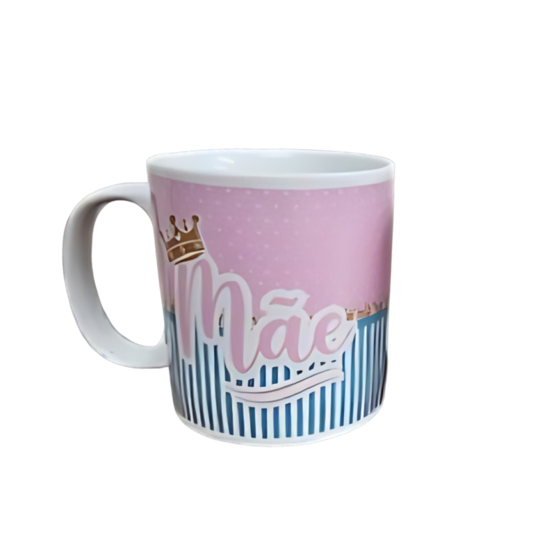 Caneca "Mãe Minha Rainha" (Dia Das Mães)
