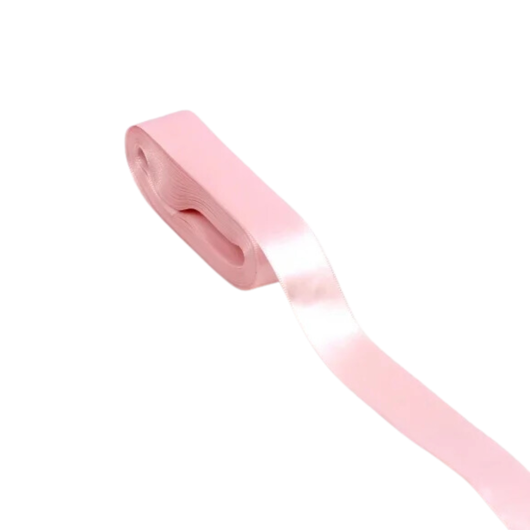 Fita Cetim Você e Eu 22mmx10m Rosa Bebê (Dia Das Mães)