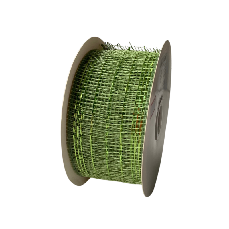 Fita PP Verde Com Fio Metal Verde