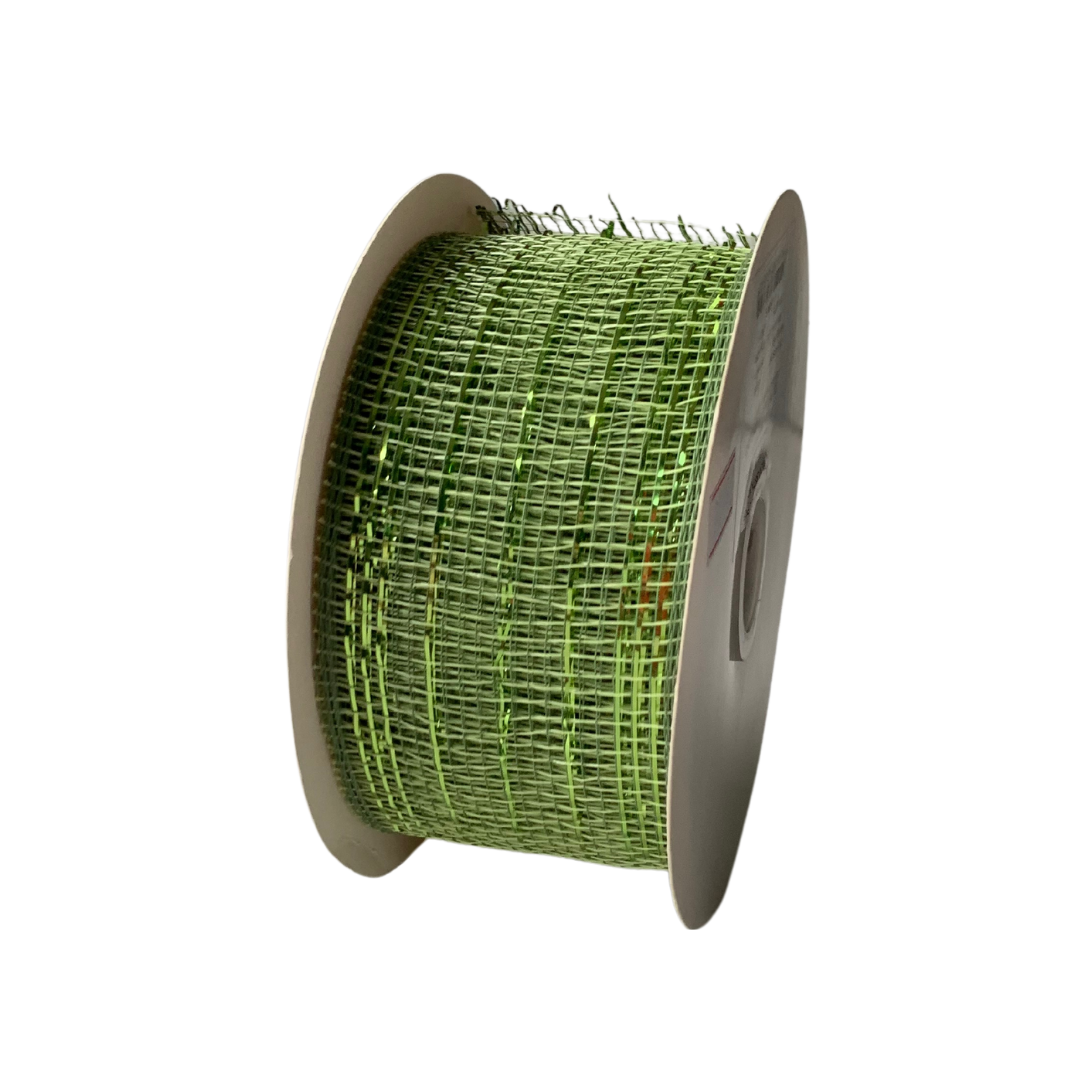 Fita PP Verde Com Fio Metal Verde