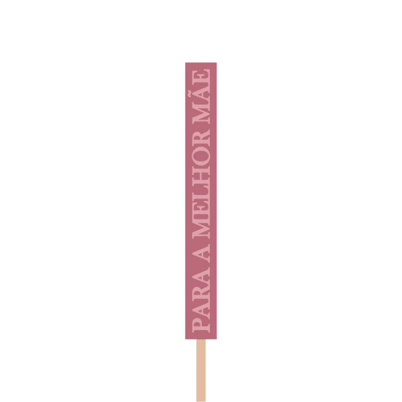 Pick MDF Harmonia Mãe Rose (Dia Das Mães)