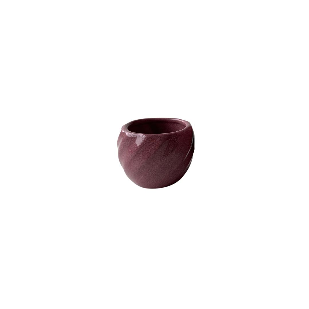 Vaso Cerâmica Eletric Bordeaux Pote 6