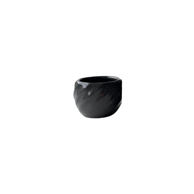 Vaso Cerâmica Grafite Pote 6