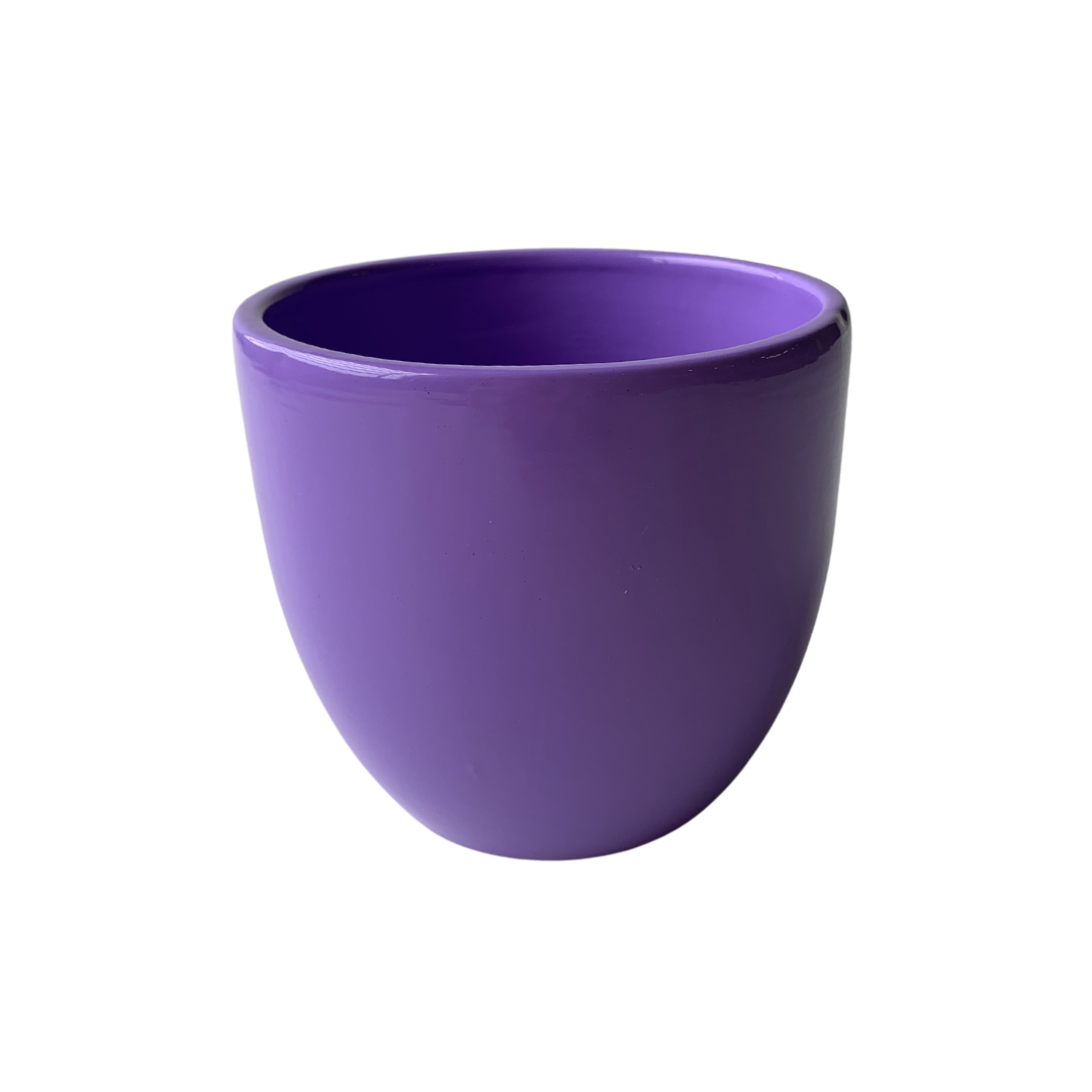 Vaso Cerâmica Eletric Lilás Pote 11
